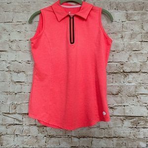 Bette & Court Sz S Women’s Sleeveless Polo Top